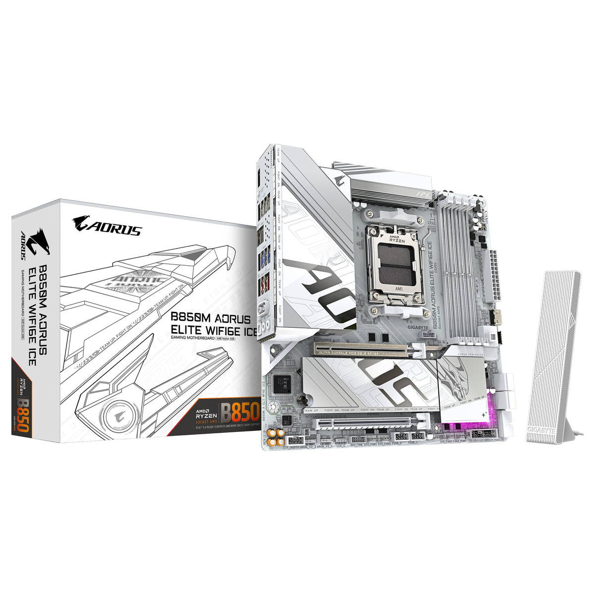 AM5 Gigabyte B850M AORUS ELITE WF6E ICE - Gigabyte