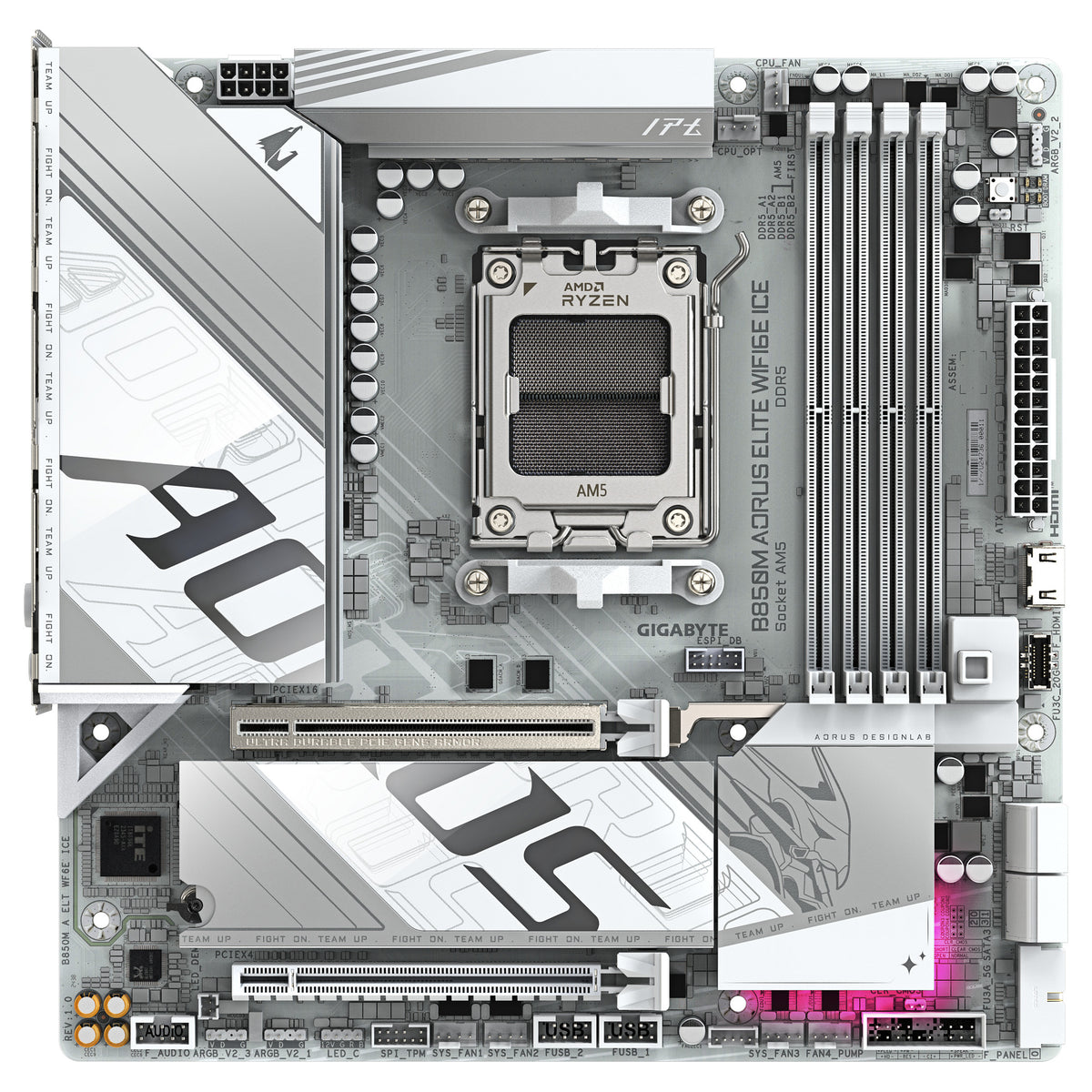 AM5 Gigabyte B850M AORUS ELITE WF6E ICE - Gigabyte