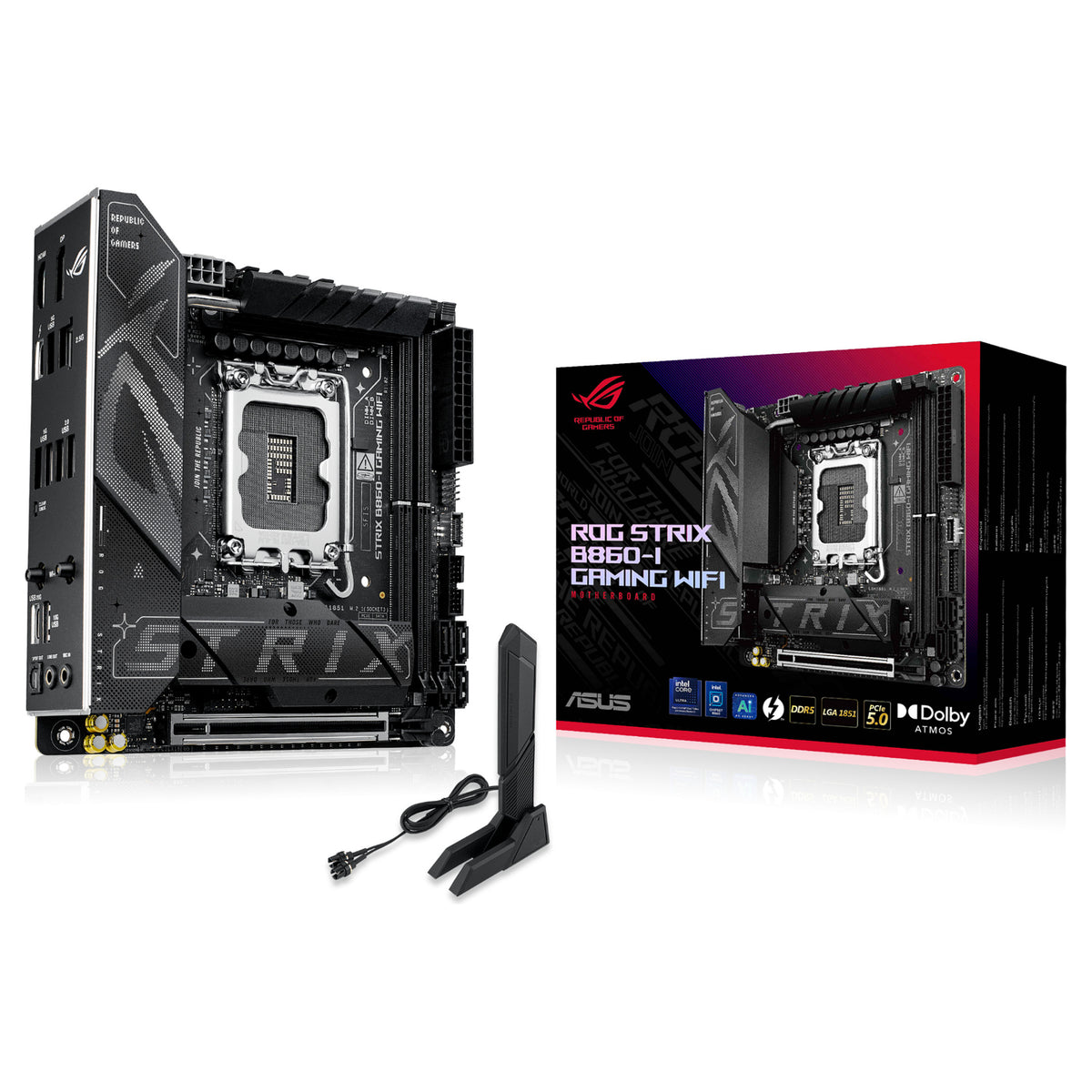 LGA1851 ASUS ROG STRIX B860-I GAMING WIFI - ASUS
