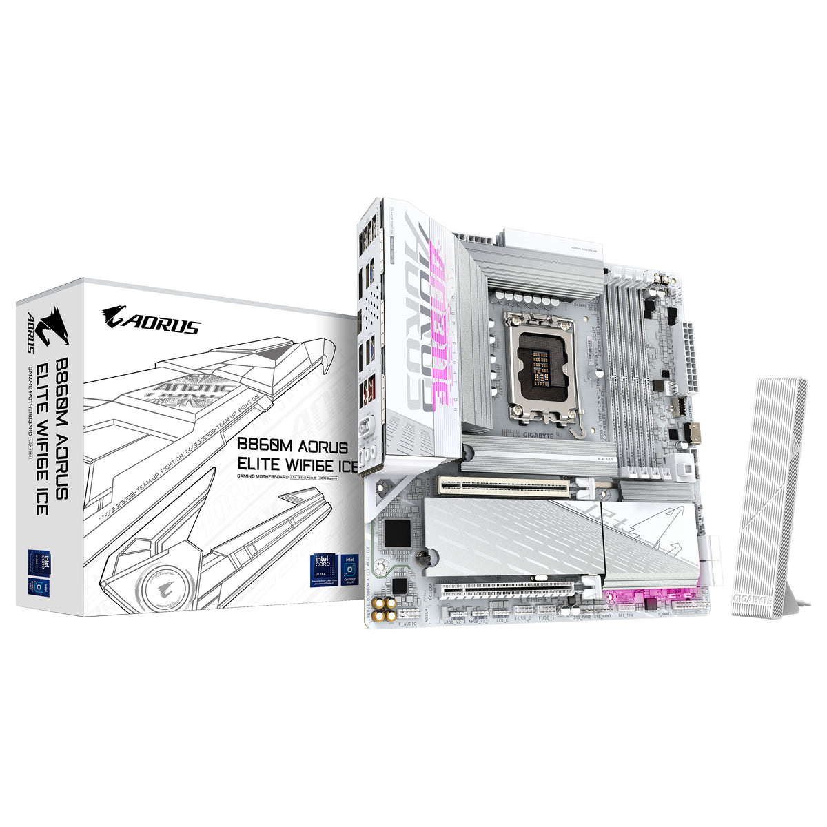 LGA1851 Gigabyte B860M AORUS ELITE WF6E ICE - Gigabyte