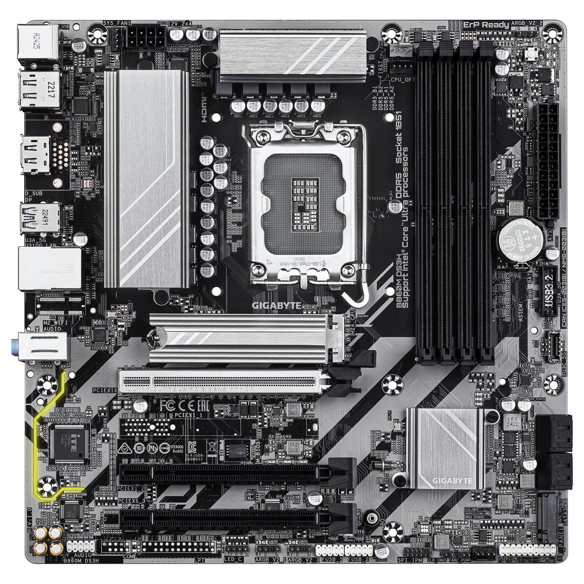 LGA1851 Gigabyte B860M DS3H - Gigabyte
