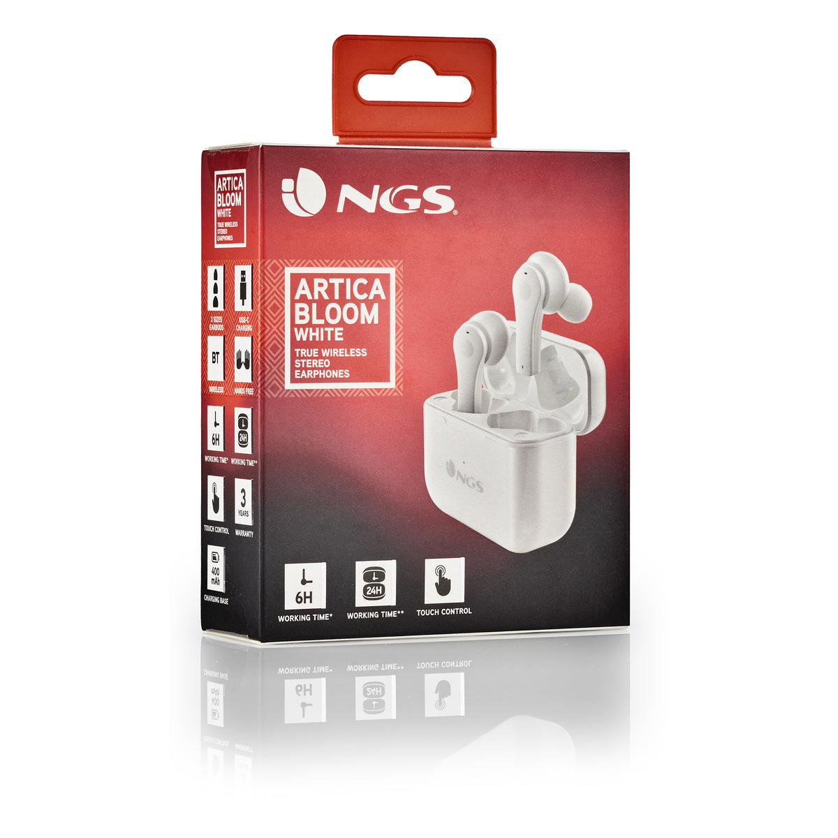 Auscultadores NGS auscultadores ARTICABLOOMWHITETRUE branco - imagem 13