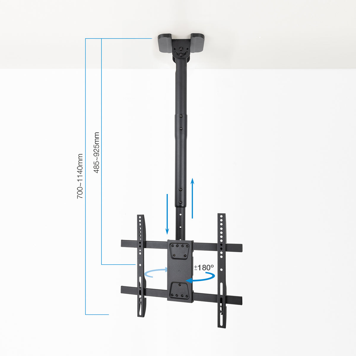 Suporte TV Tooq LPCE1175TSLI-B Teto TV 32"-75" - imagem 8