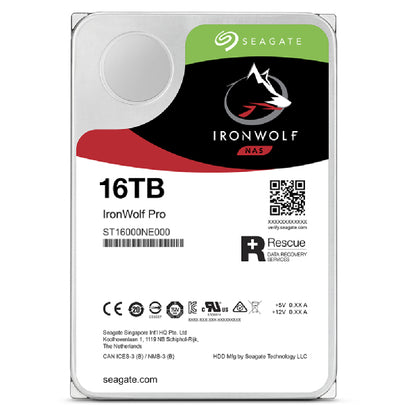 Disco rígido Seagate IronWolf Pro NAS ST16000NT001 16TB 3.5" SA - imagem 8