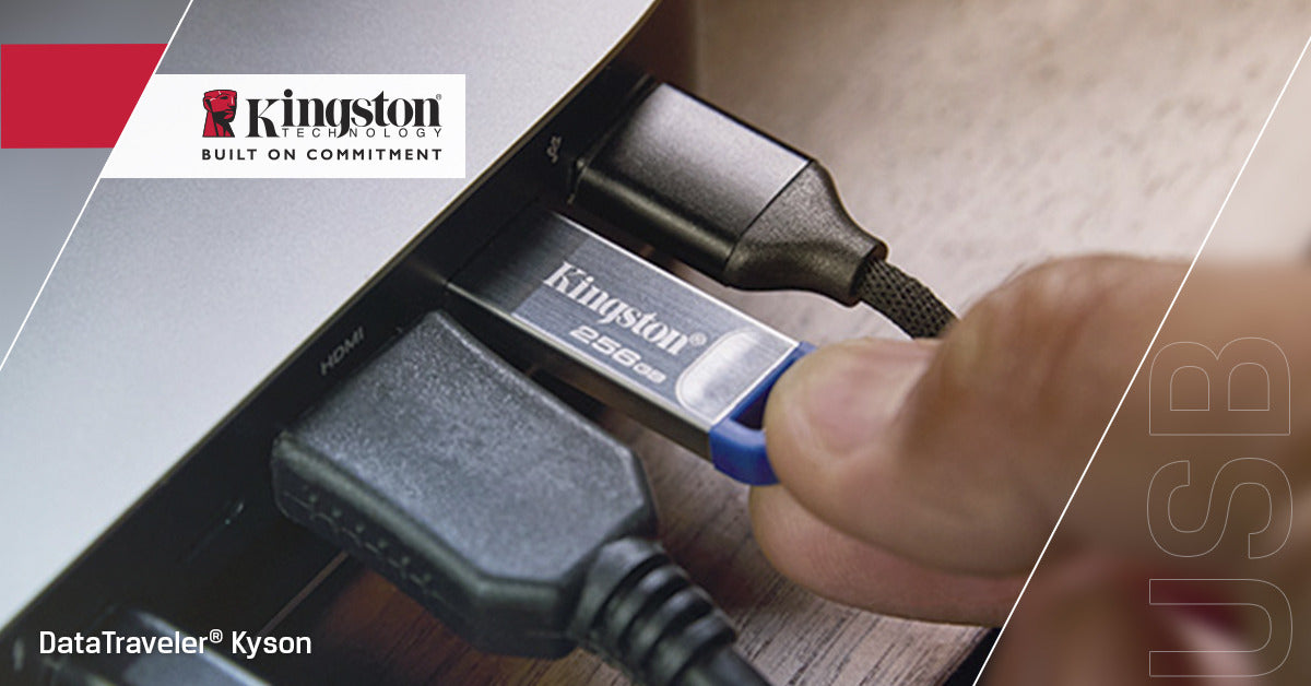Pen USB Kingston DT Kyson 256GB USB3.2-A Gen1 220MBs Metal - imagem 5