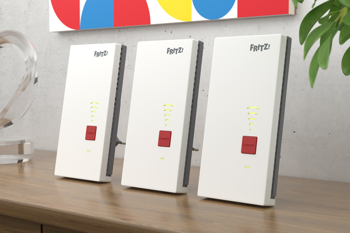 Sistema Mesh Wi-Fi FRITZ!Repeater 2700 3-Pack WiFi7 1x2.5G - imagem 9