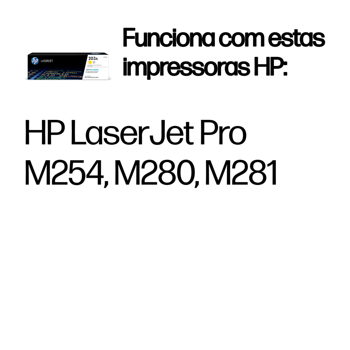 HP Toner 203A / CF542A amarelo Standard - imagem 3