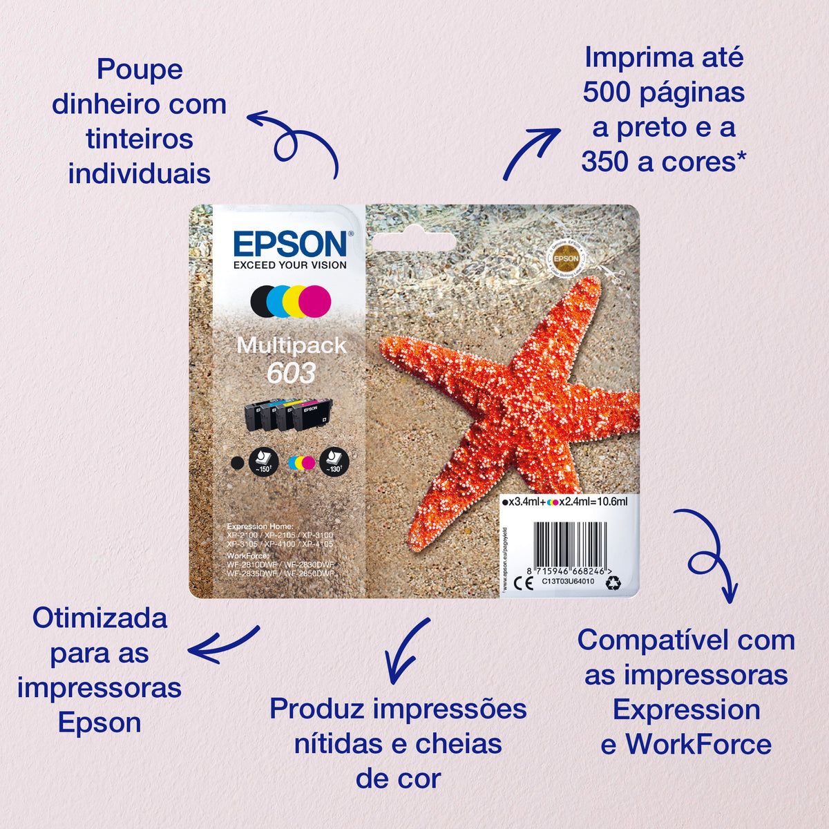Epson Ink 603XL / C13T03A14010 preto XL