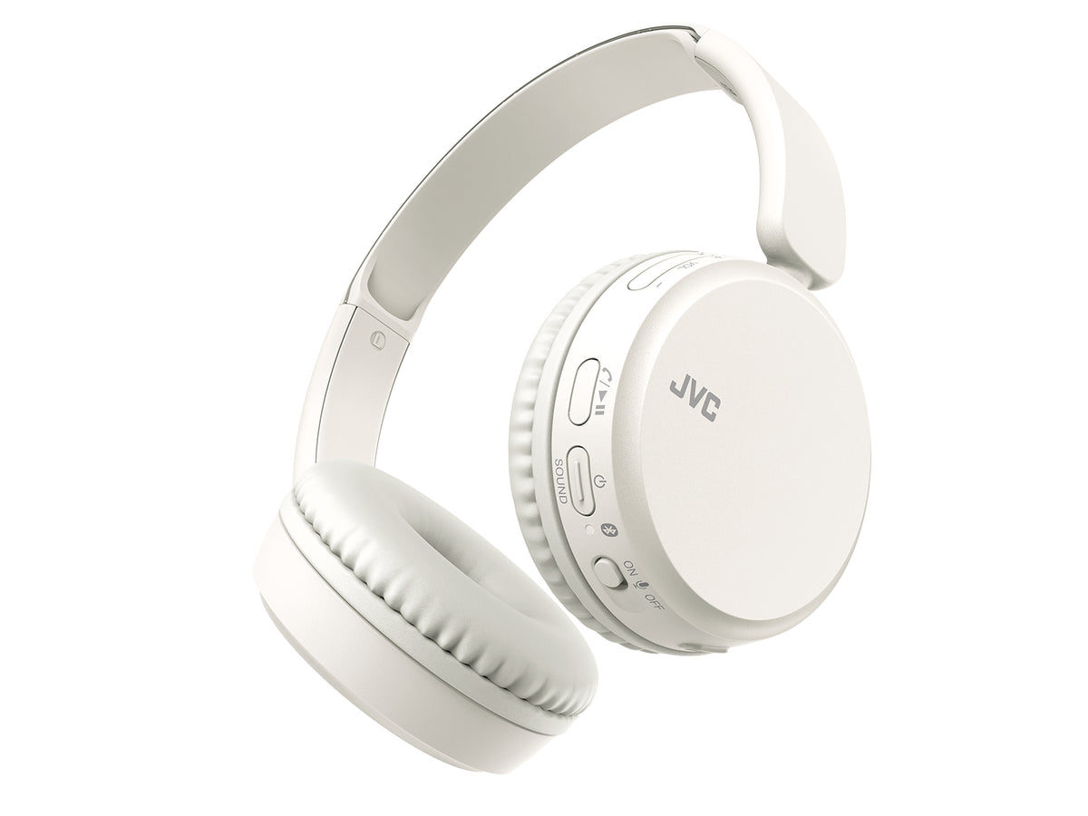 Auscultadores sem fios JVC HA-S36W/ com Microfone/ Bluetooth/ Branco