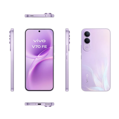 Vivo V70 FE 8GB/ 512GB/ Smartphone de 6,83" / 5G/ Roxo / Inclui Cargador + auscultadores