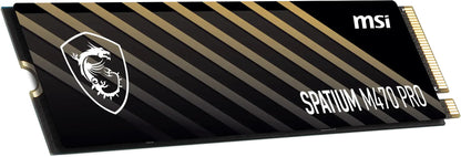 Disco SSD MSI Spatium M470 Pro 500Gb PCIe 4.0 5500Mbs