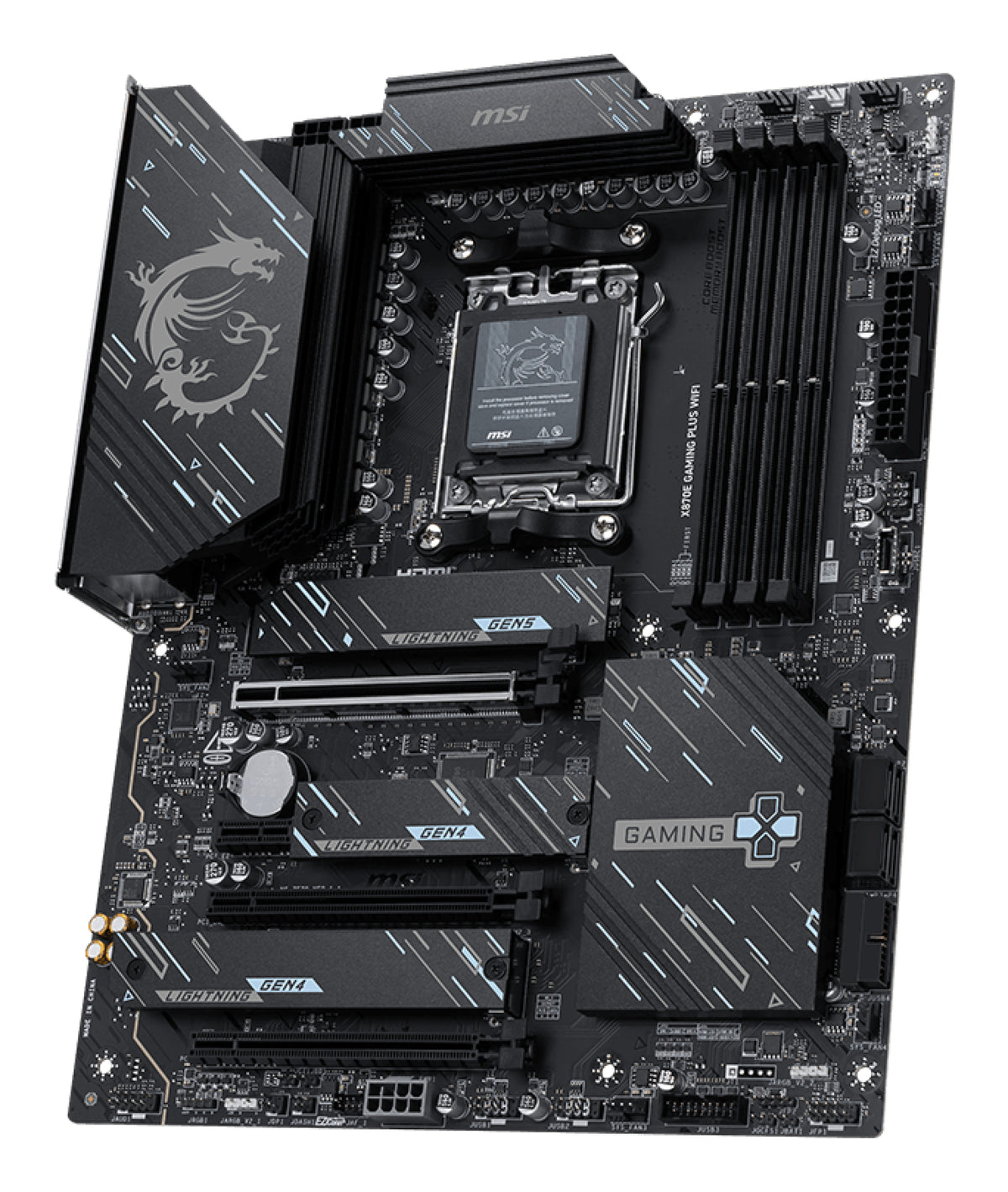 MSI Placa Base X870E de jogos PLUS WIFI DDR5 ATX - imagem 7