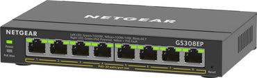 Switch Netgear GS308EP / GS308EP-100PES preto - imagem 2