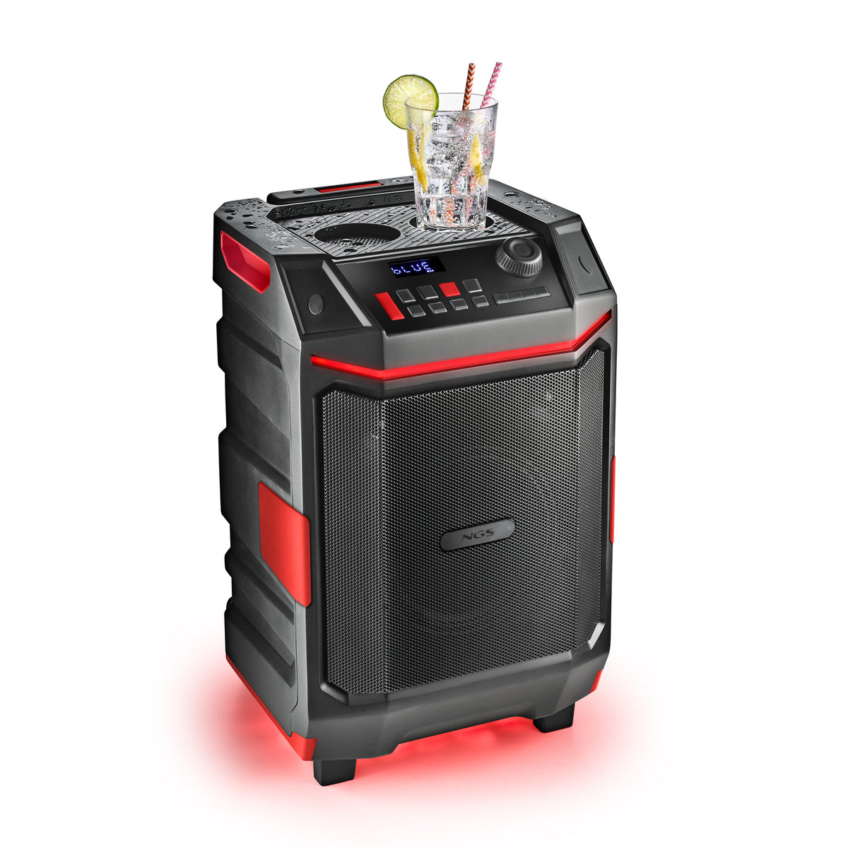 Coluna NGS Wildbash 300W Bateria recargable IPX6 - imagem 6