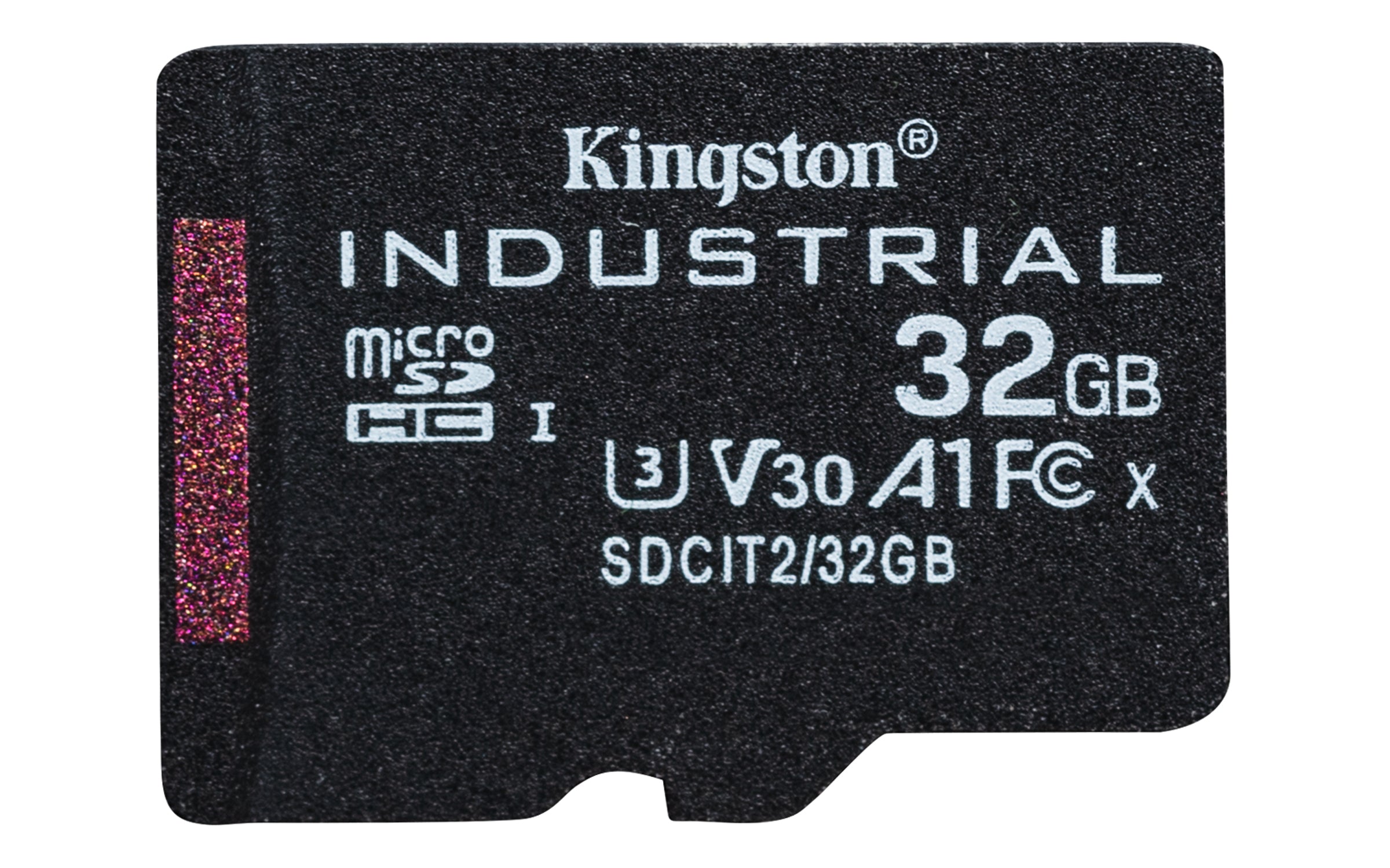 Cartão SD Kingston Technology 32GB microSDHC Industrial C10 A1 pSLC Card Single Pack w/o Adaptador
