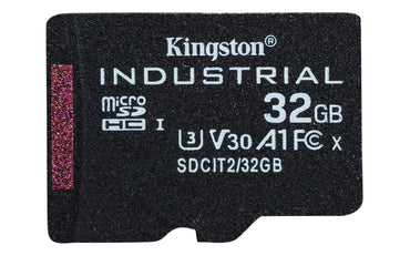 Cartão SD Kingston Technology 32GB microSDHC Industrial C10 A1 pSLC Card Single Pack w/o Adaptador
