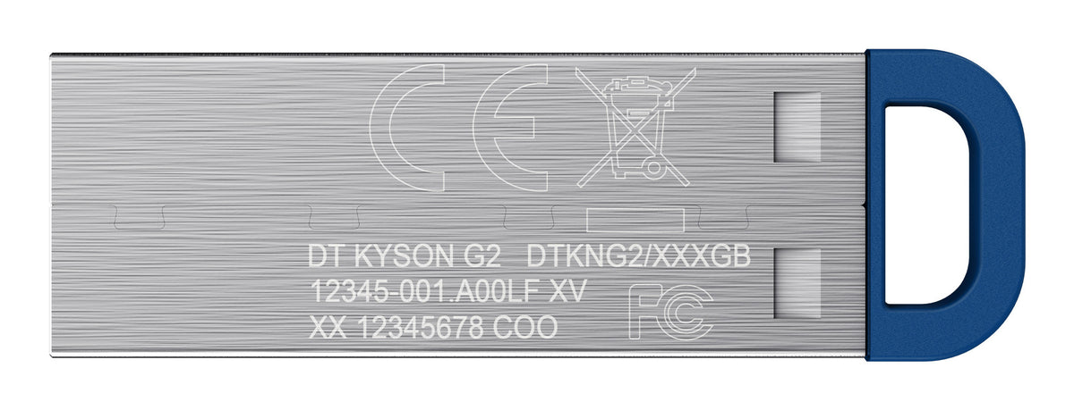 Pen USB Kingston DT Kyson 256GB USB3.2-A Gen1 220MBs Metal - imagem 3