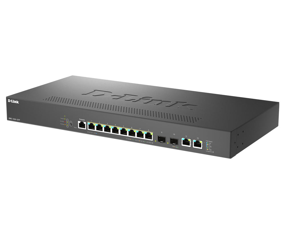 Switch de Rede D-Link DMS-1250-12TP/E 8xMG 2x10GB PoE L2 - imagem 4