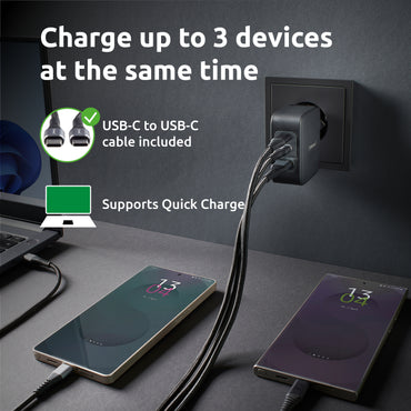Carregador Intenso KIT GaN W100ACC + cabo USB-C - imagem 2