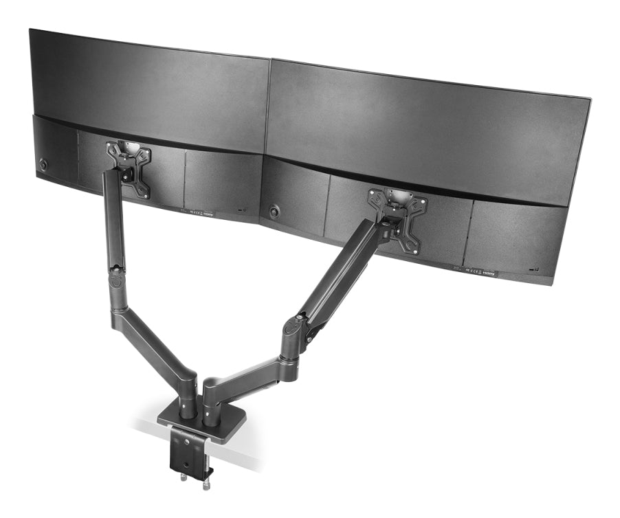 Suporte de Mesa para 2 Monitores Mars Gaming MARM-PRO2/ Girar/ Inclinar/ Rodar/ Amarrar 10kg