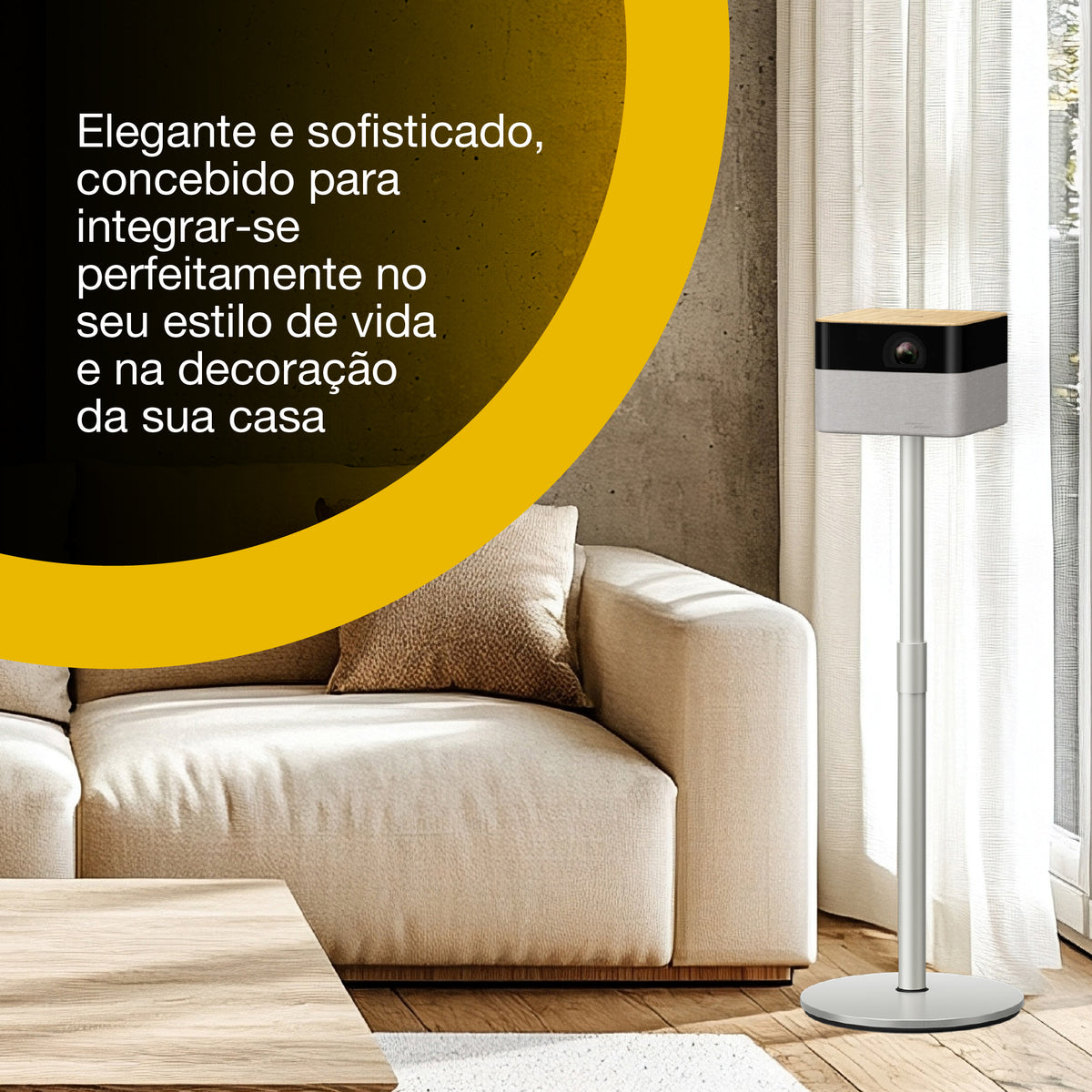 Projetor Epson Lifestudio Flex EF-72 / V11HB76640 preto, oak, prateado - imagem 6
