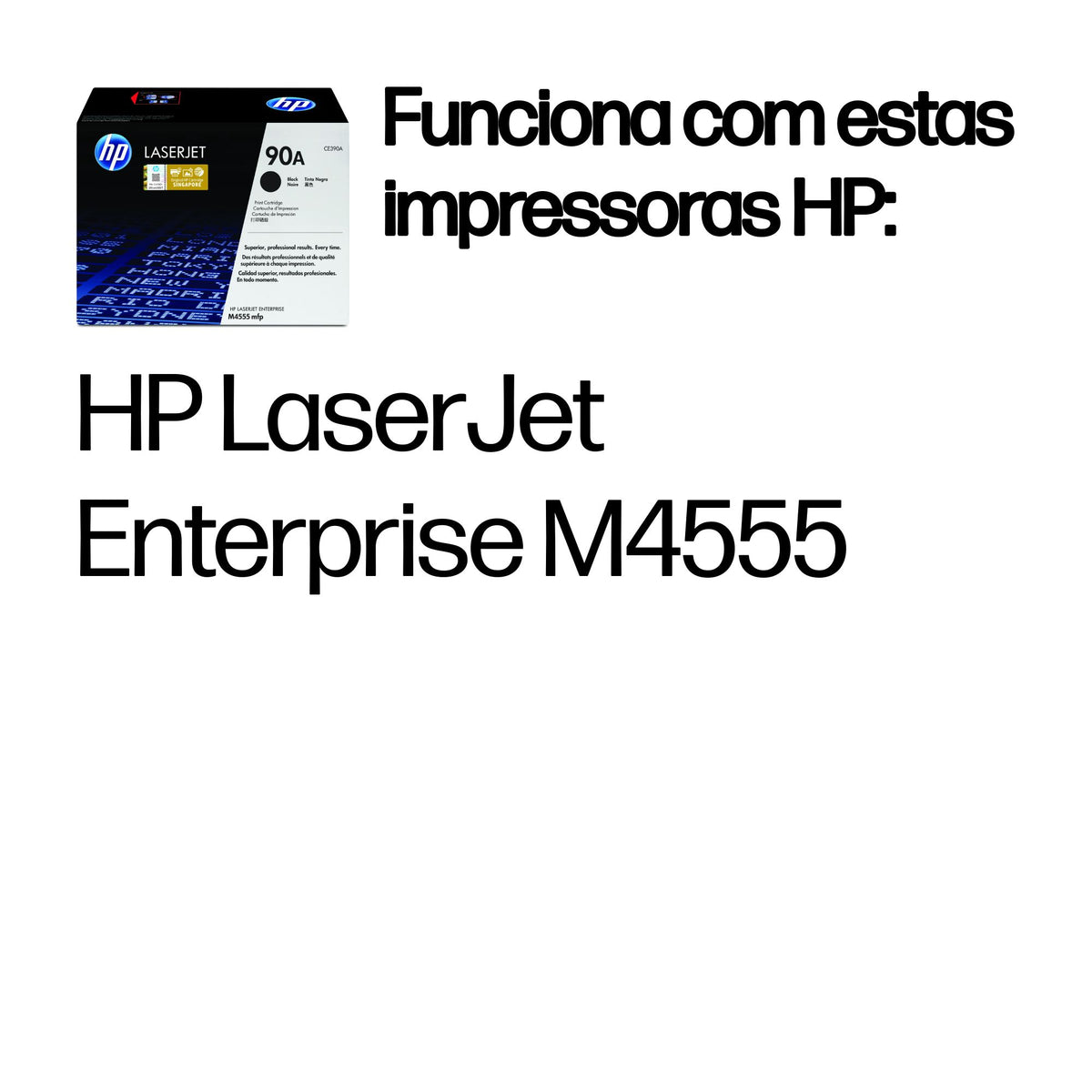 HP Toner 90A / CE390A preto - imagem 3