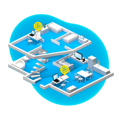 Sistema Mesh Wi-Fi Fritz! Repeater 3000 AX WiFi6 AX3000 2xLAN - imagem 7