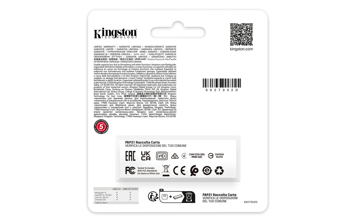 Pen USB Kingston DataTraveler Exodia S 512GB USB 3.2 Gen 1 - imagem 8