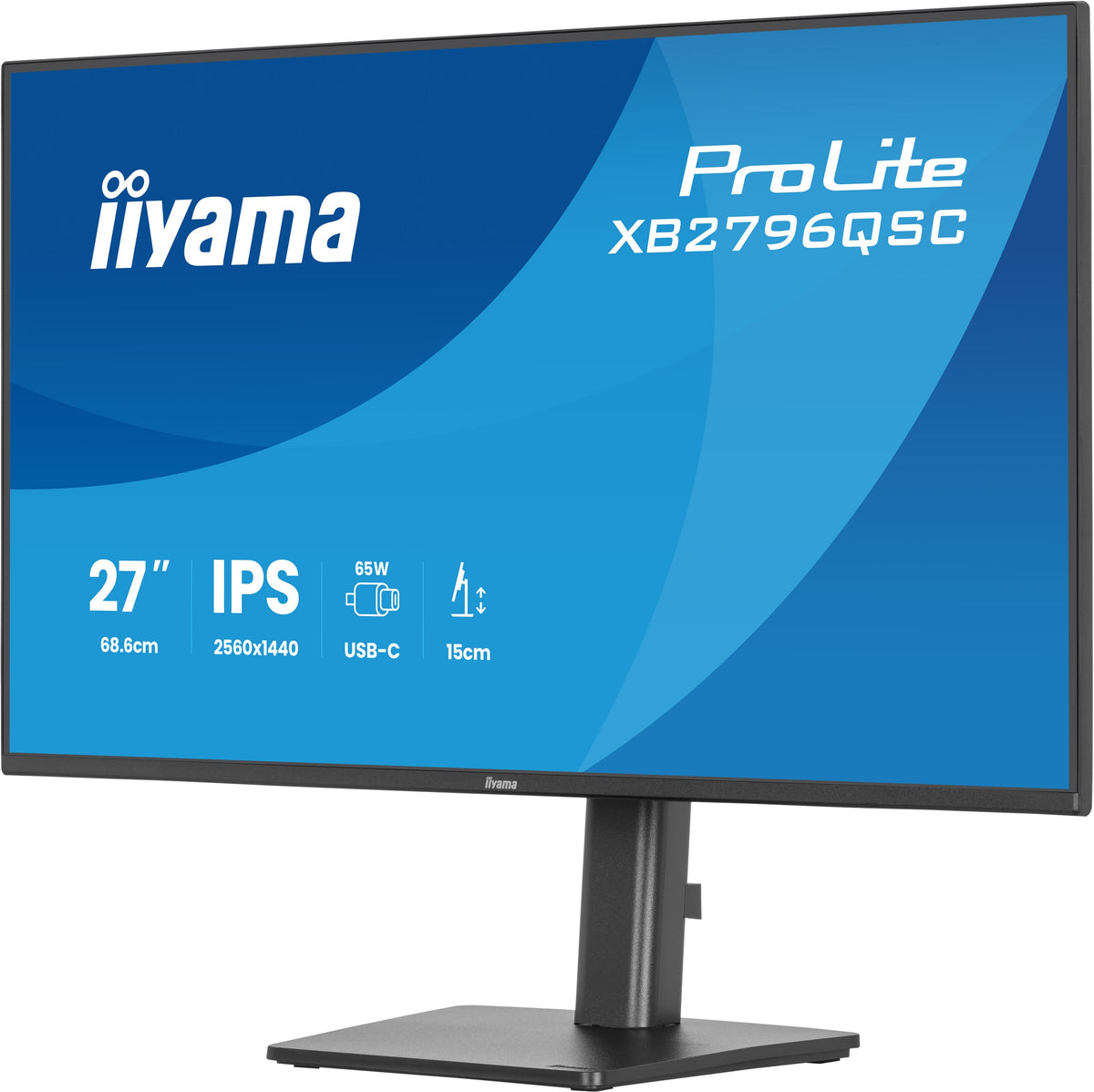 Monitor iiyama ProLite XB2796QSC / XB2796QSC-B1 preto - imagem 4