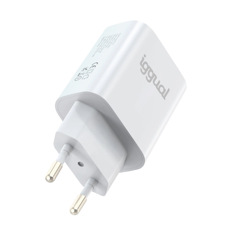 Carregador iggual doble USB QC3.0 + tipo C PD 20W - imagem 13