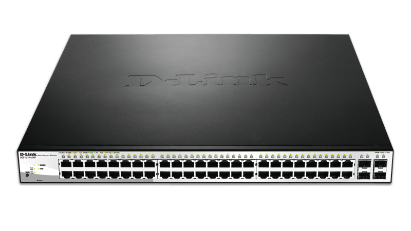 Switch de Rede D-Link DGS-1210-52MP/E 48xGb PoE 4xSFP Comb - imagem 4