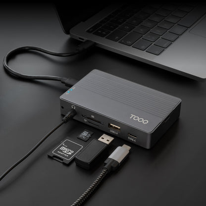 Caixa para Disco Tooq Caja Externa+HUB M.2 NGFF/NVMe USB3.2 Gen3 - imagem 7