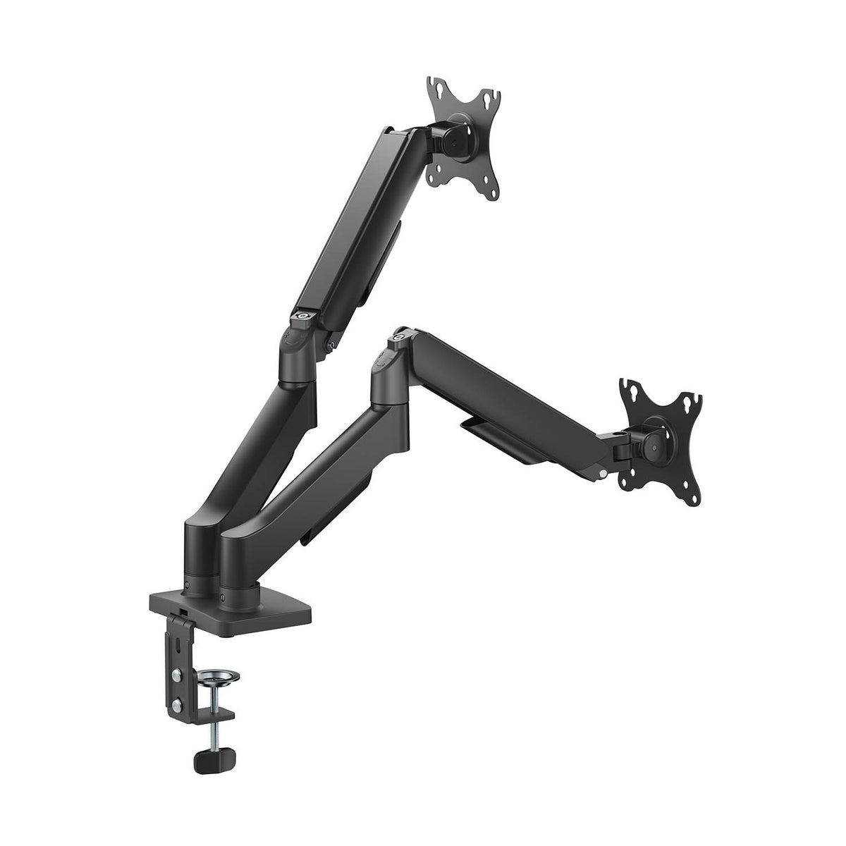 Suporte de mesa com contrapeso para 2 monitores Aisens DT32TSR-357/ giratório/ inclinável/ 9kg