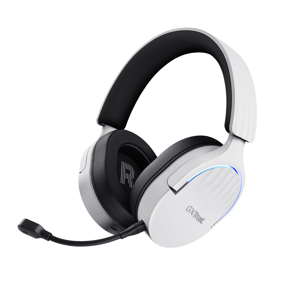 Auscultadores Gaming sem fios com microfone Trust Gaming GXT 491 Fayzo/ Bluetooth/ Jack 3.5/ branco