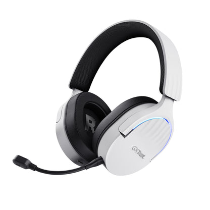 Auscultadores Gaming sem fios com microfone Trust Gaming GXT 491 Fayzo/ Bluetooth/ Jack 3.5/ branco