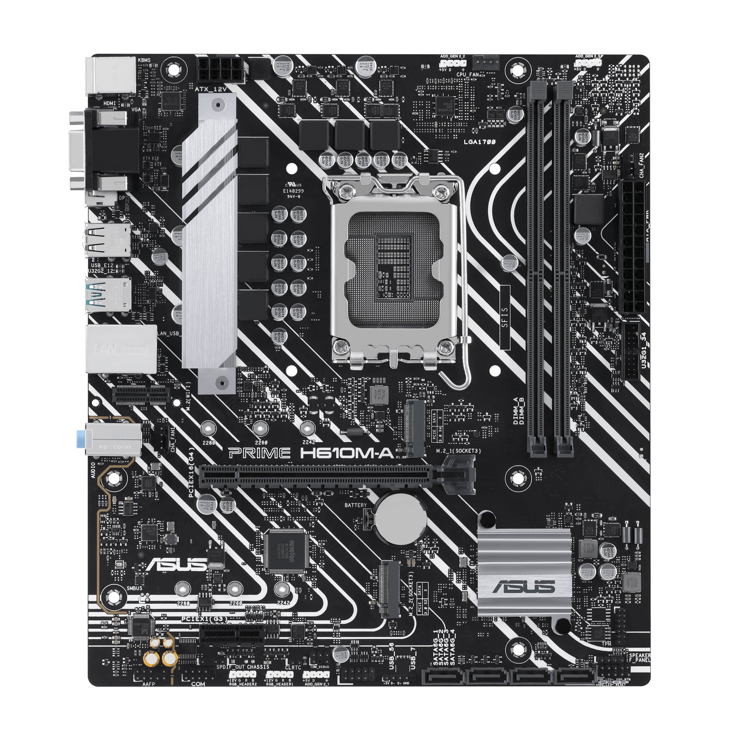 ASUS Placa Base PRIME H610M-A CSM DDR5 mATX 1700