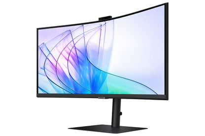 Monitor Samsung ViewFinity LS34C652VAU / LS34C652VAUXEN preto - imagem 5
