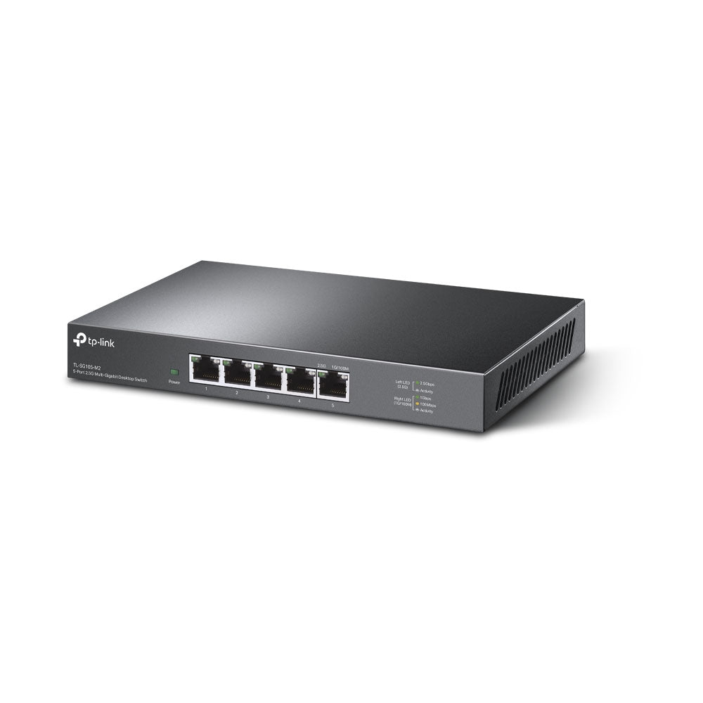 Comutador de Rede TP-Link TL-SG105-M2 5 portas/ RJ-45 1/ 2.5Gbps