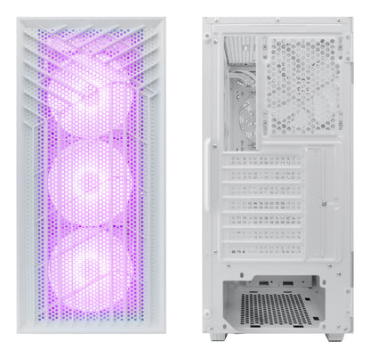 Caixa de Computador Coolbox Caja Gaming ATX GA300 GRIDLINE branco - imagem 8