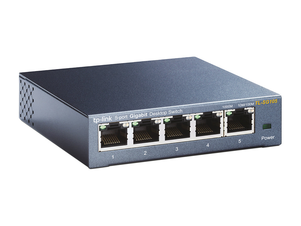 Switch TP-Link TL-SG105 / TL-SG105 preto - imagem 2