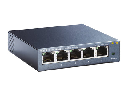 Switch TP-Link TL-SG105 / TL-SG105 preto - imagem 2