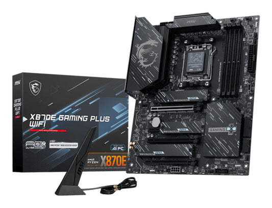 MSI Placa Base X870E de jogos PLUS WIFI DDR5 ATX