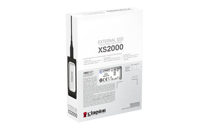 Disco SSD Kingston External XS2000 500GB / SXS2000/500G preto, prateado - imagem 7