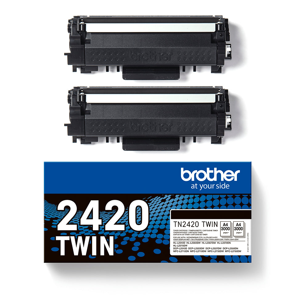 Brother toner TN2420TWIN Preto Pack 2 uds - imagem 4