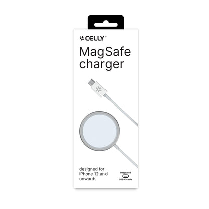 Carregador sem Fios Celly MAGSAFE 15w Branco - imagem 5