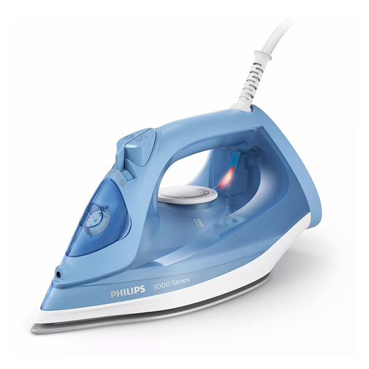 Ferro de engomar a vapor Philips DST3020/20 Série 3000, base cerâmica, 2200 W, depósito 300 ml, cabo 1,9 m