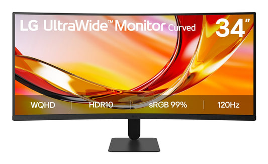 Monitor LG 34U601B-B Monitor 34" WQHD 120hz HDMI DP curv