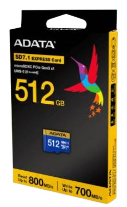 Cartão de Memória ADATA Extreme microSDXC 512GB SD7.1 Gen3x1 Switch2 - imagem 2