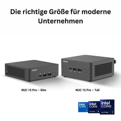 Computador Asus NUC 15 Pro RNUC15CRHC500002 preto 210H