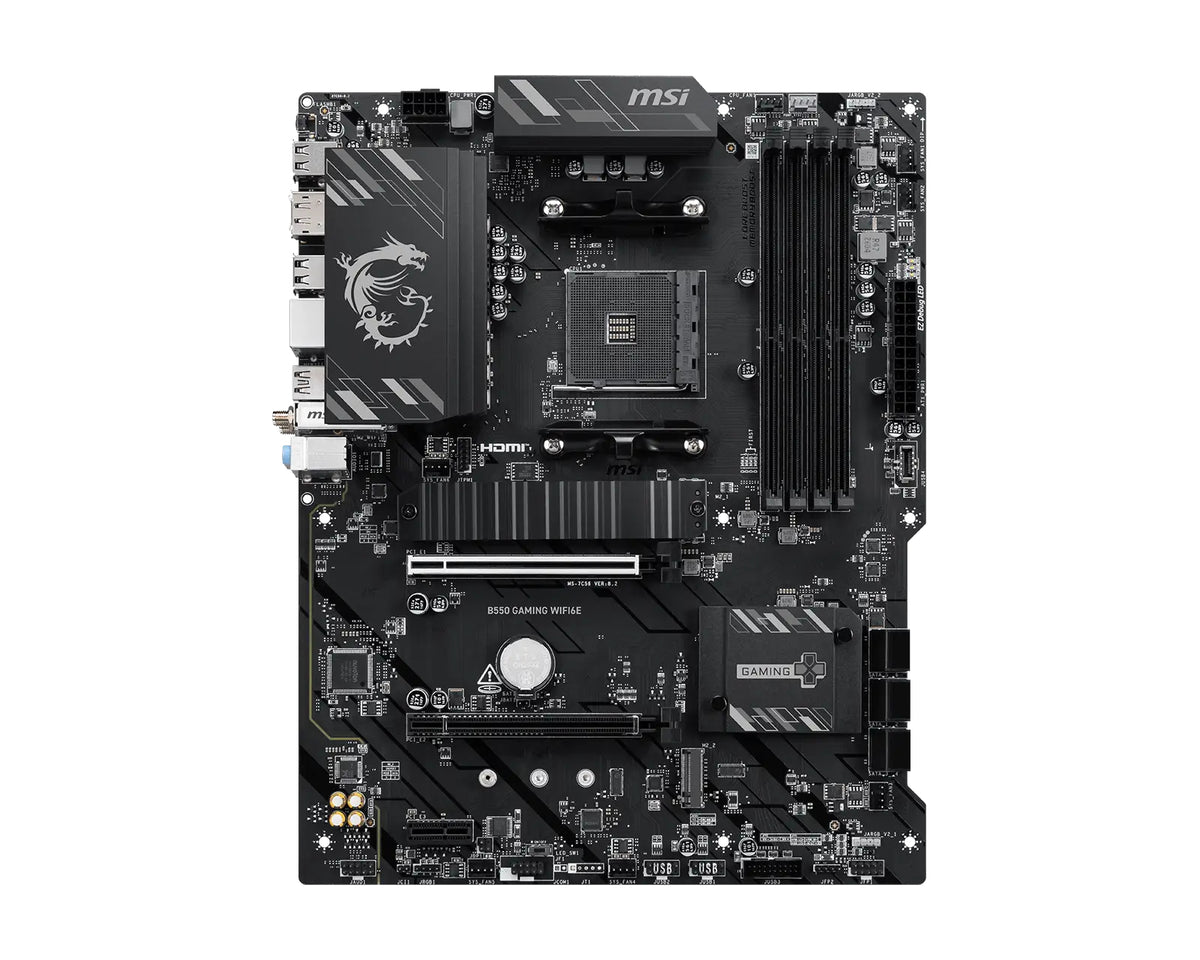 MSI Placa Base B550 de jogos WIFI6E DDR4 ATX AM4 - imagem 9